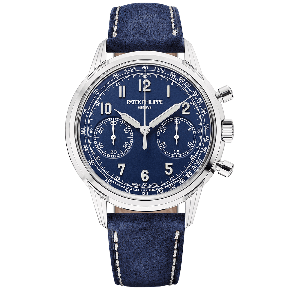 Complications 41mm Blue Dial Manual-Wind Chronograph Watch