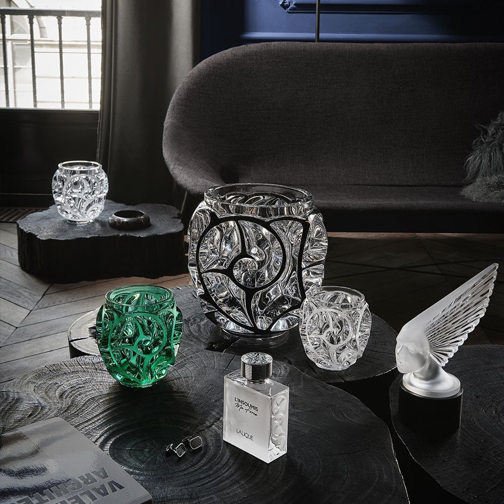 Tourbillons Small Clear Crystal Vase