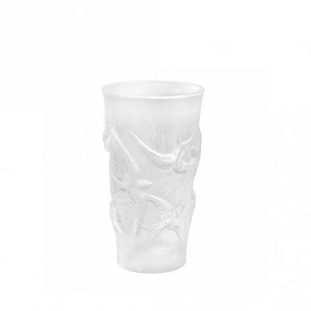 Hirondelles Small Clear Crystal Vase