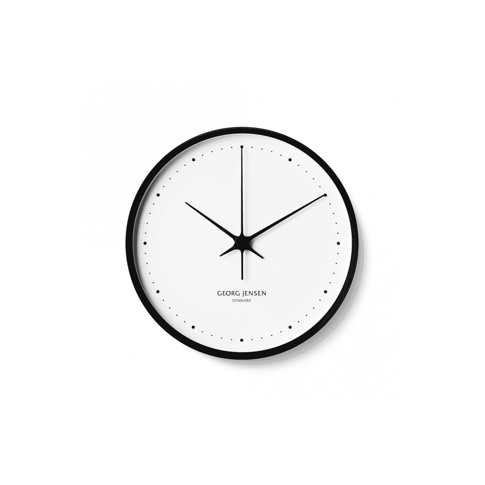 Henning Koppel Black Wall Clock