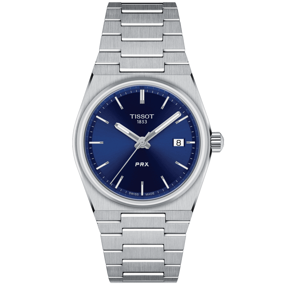 PRX Steel 35mm Blue Dial Bracelet Watch