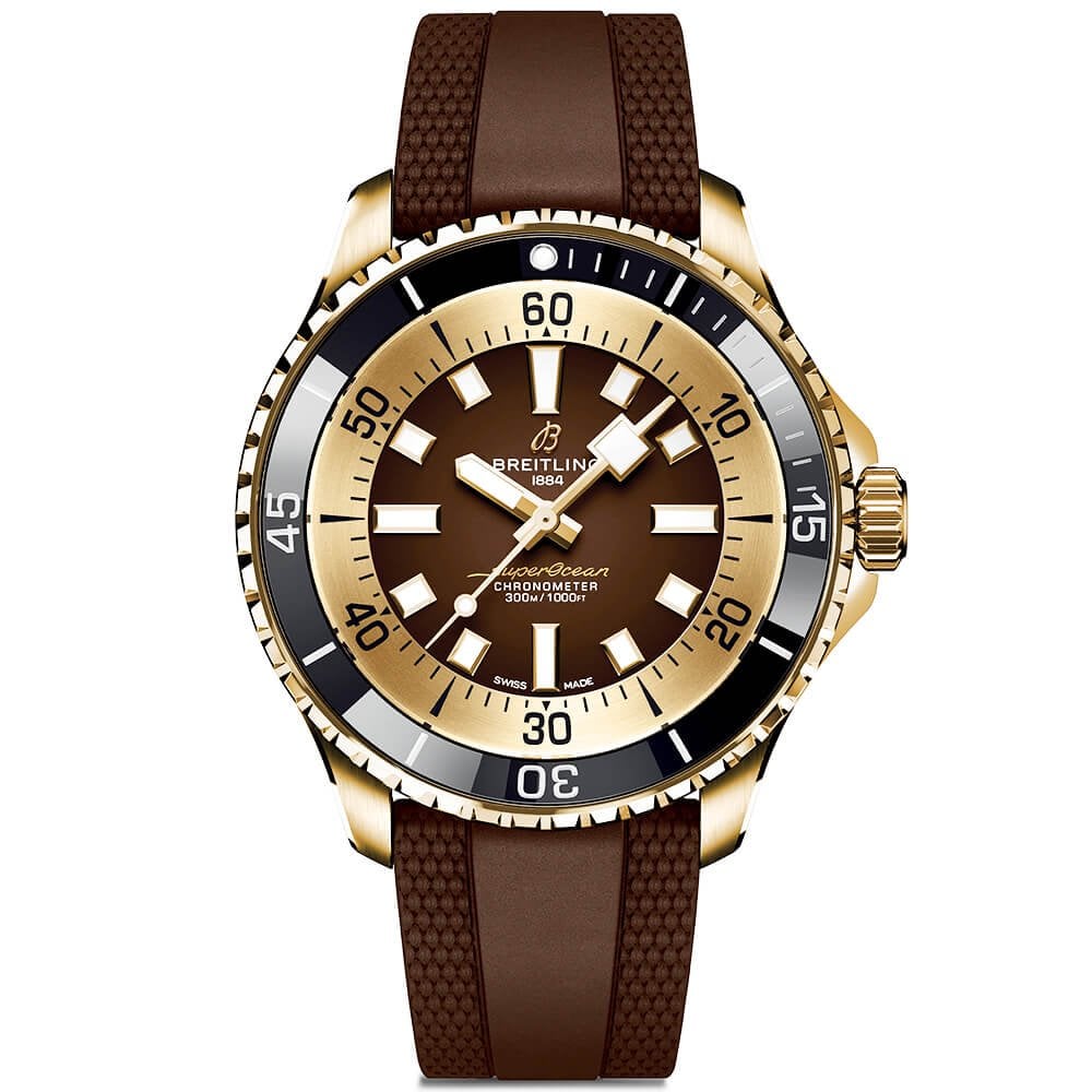 Superocean 44mm Bronze Chocolate Brown Dial Men's Automatic Watch