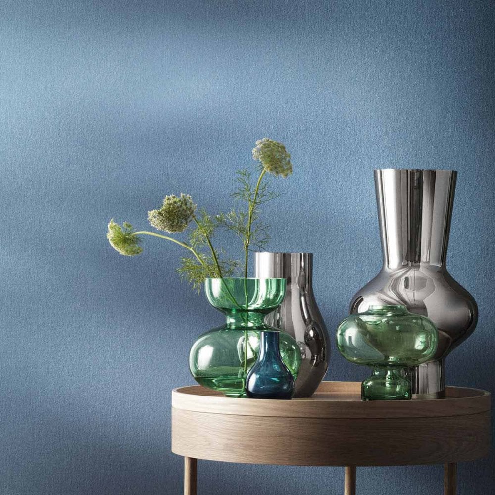 Cafu Blue Glass Extra Small Vase