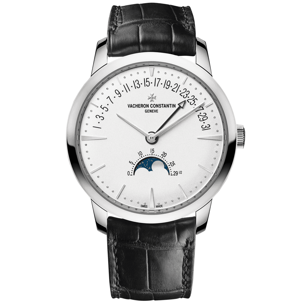 Patrimony Retrograde Day-Date Moonphase 43mm 18ct White Gold Watch