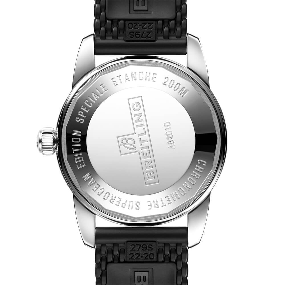 Superocean Heritage II 42mm Black Dial & Bezel Rubber Strap Watch