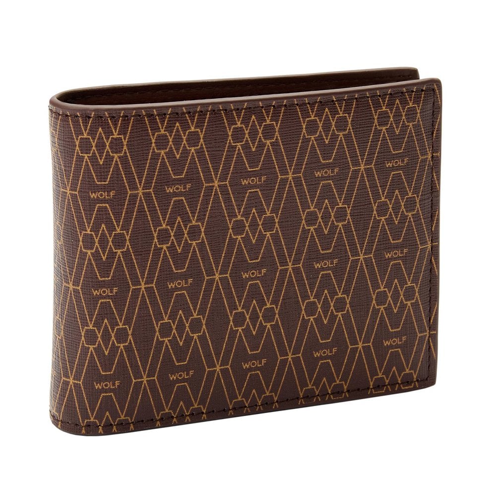 Signature Billfold And Coin Brown Recycled Wallet