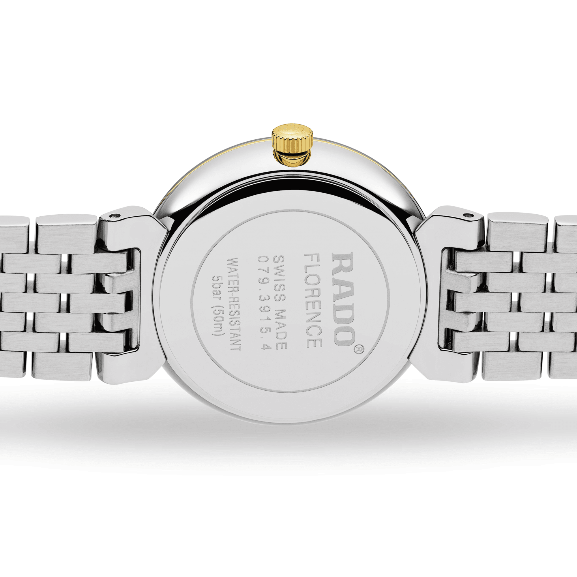 Florence Classic Diamonds Steel and Yellow PVD Bracelet Watch