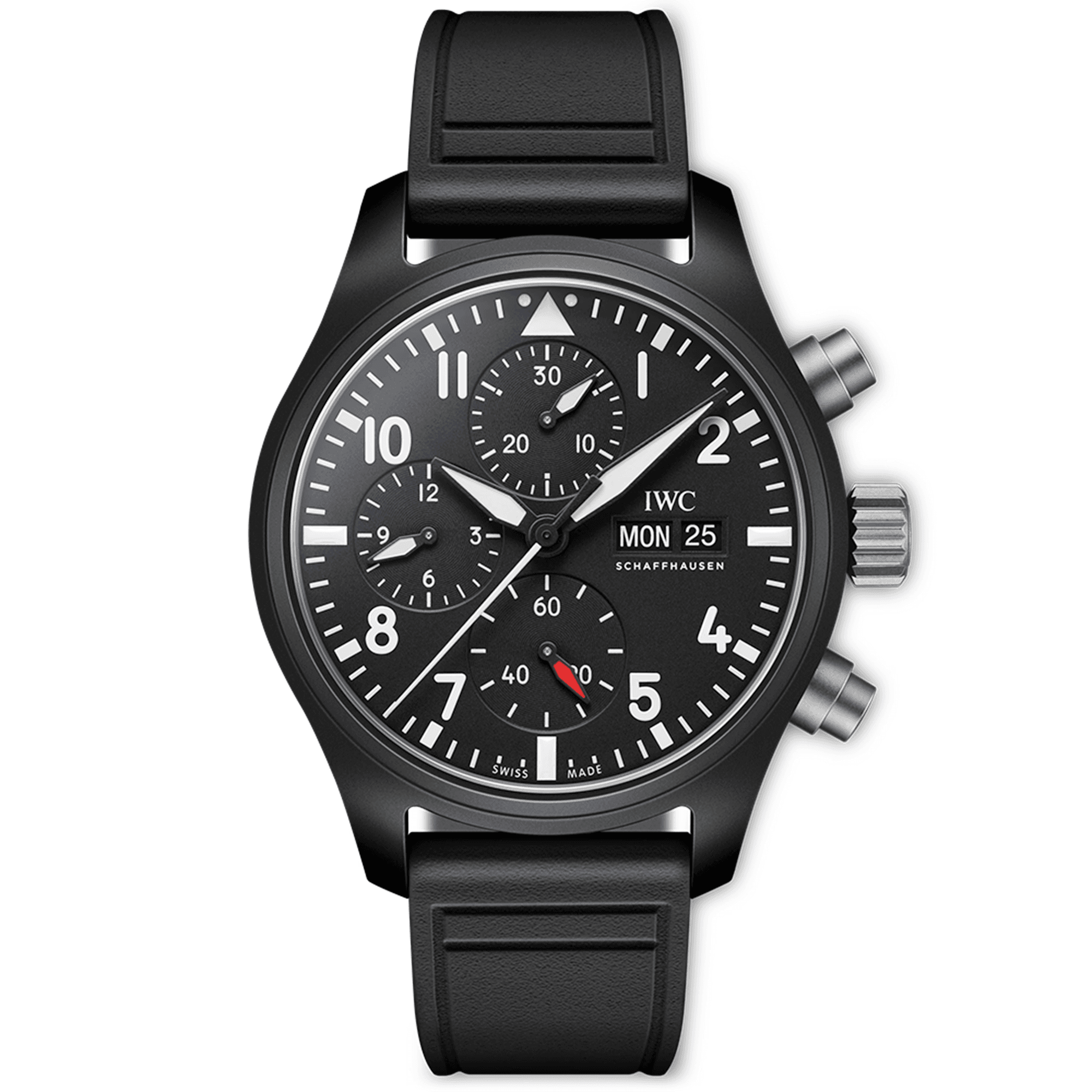 Pilot's Top Gun 41mm Black Ceramic Men's Chronograph Watch