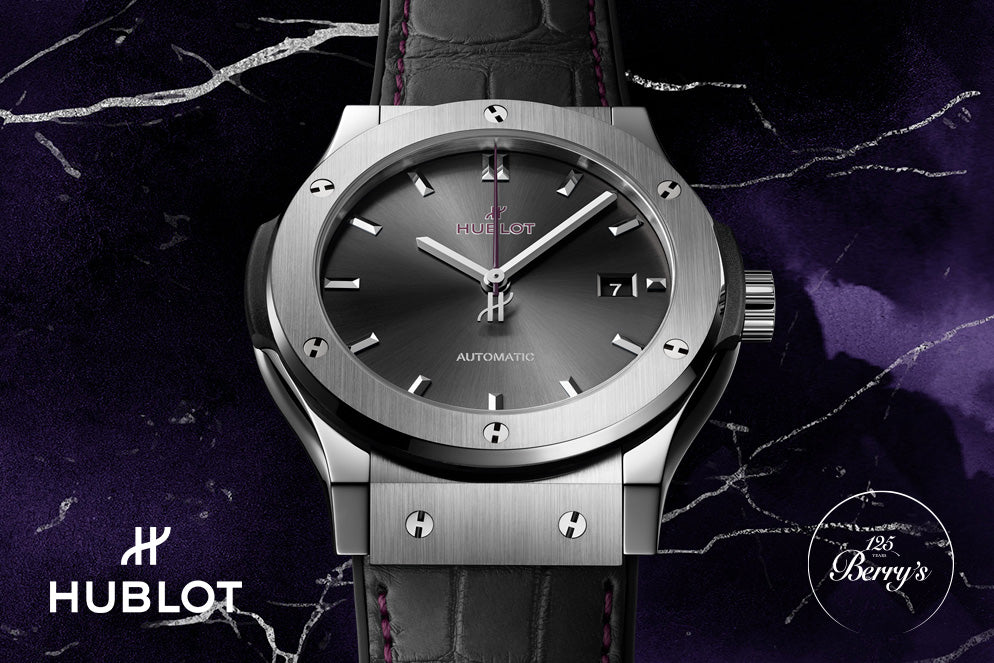 HUBLOT and Berry's Unveil the Classic Fusion Racing Grey Titanium "Berry's 125th"