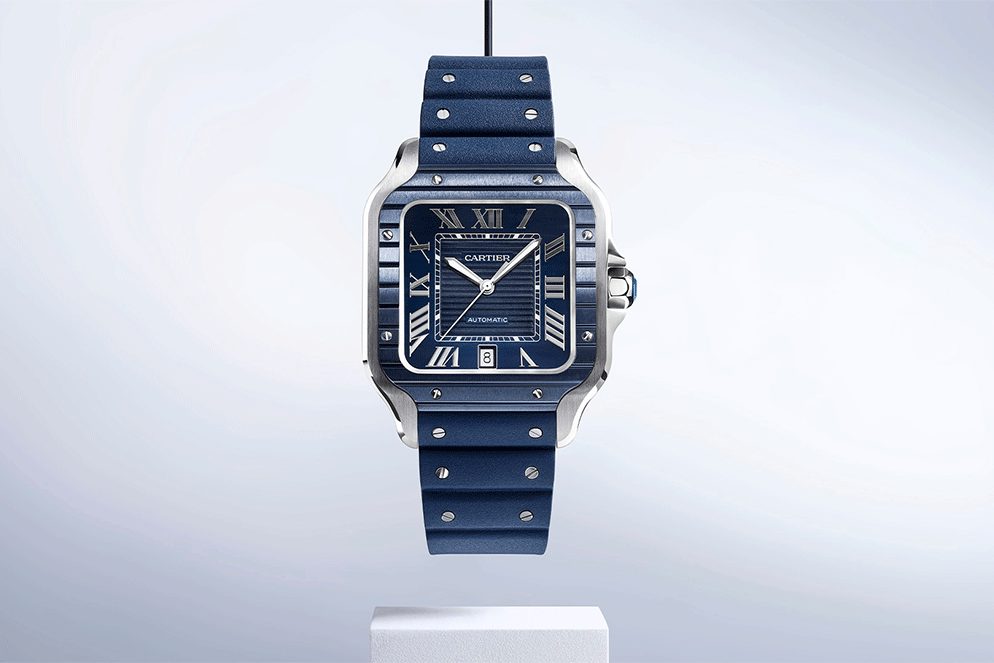 2022 - Santos de Cartier Blue Watches