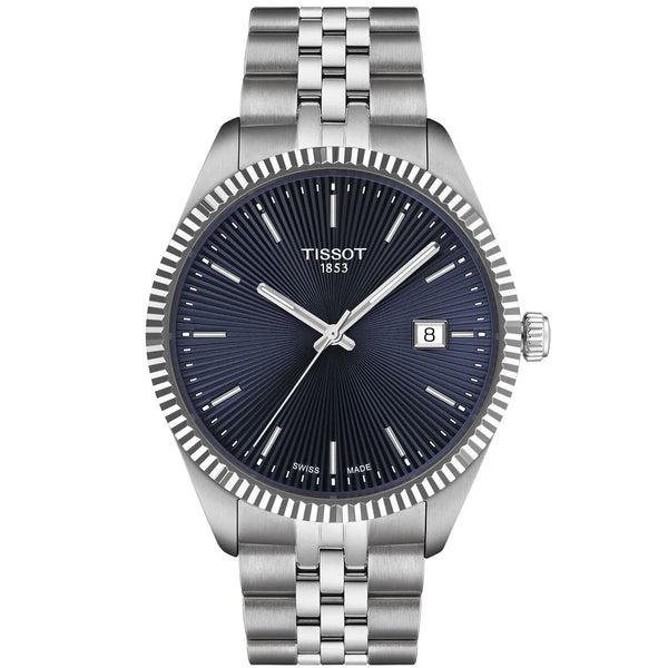 Tissot Ballade 40mm Blue Dial Bracelet Watch - Berry's Jewellers