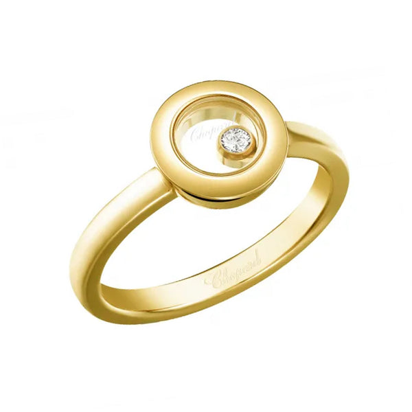 Chopard Happy Diamonds Icons 18ct Yellow Gold Round Dress Ring - Berry's Jewellers