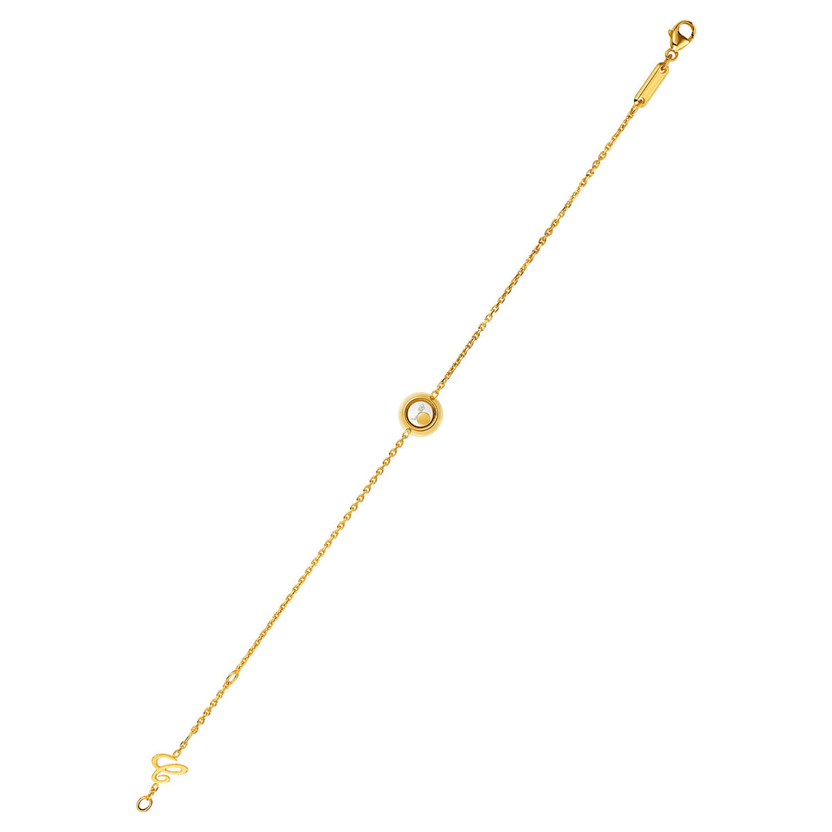 Chopard Happy Diamonds Icons 18ct Yellow Gold Round Bracelet - Berry's Jewellers