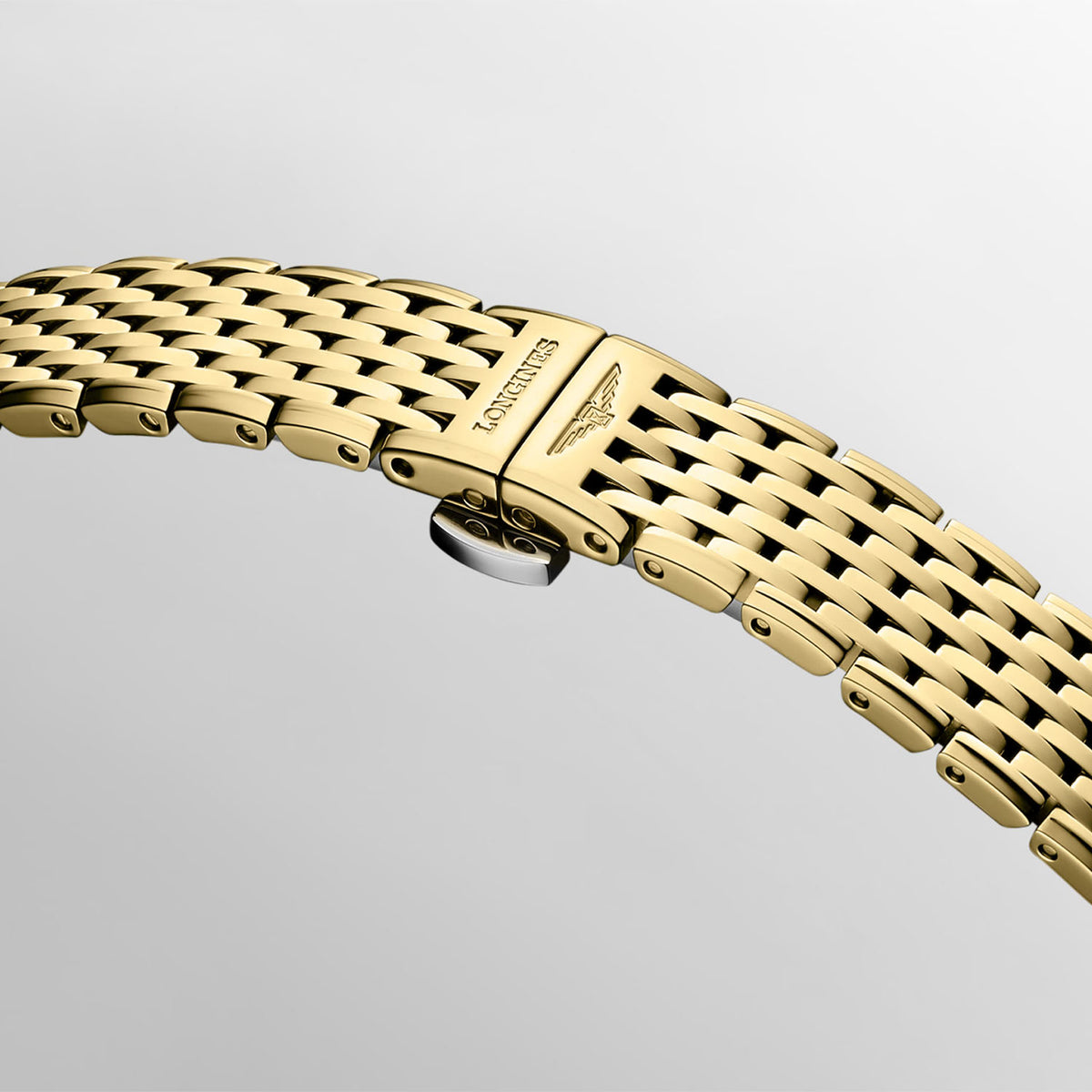 Longines La Grande 24mm Classique Gold PVD Diamond Dial Ladies Bracelet Watch - Berry's Jewellers