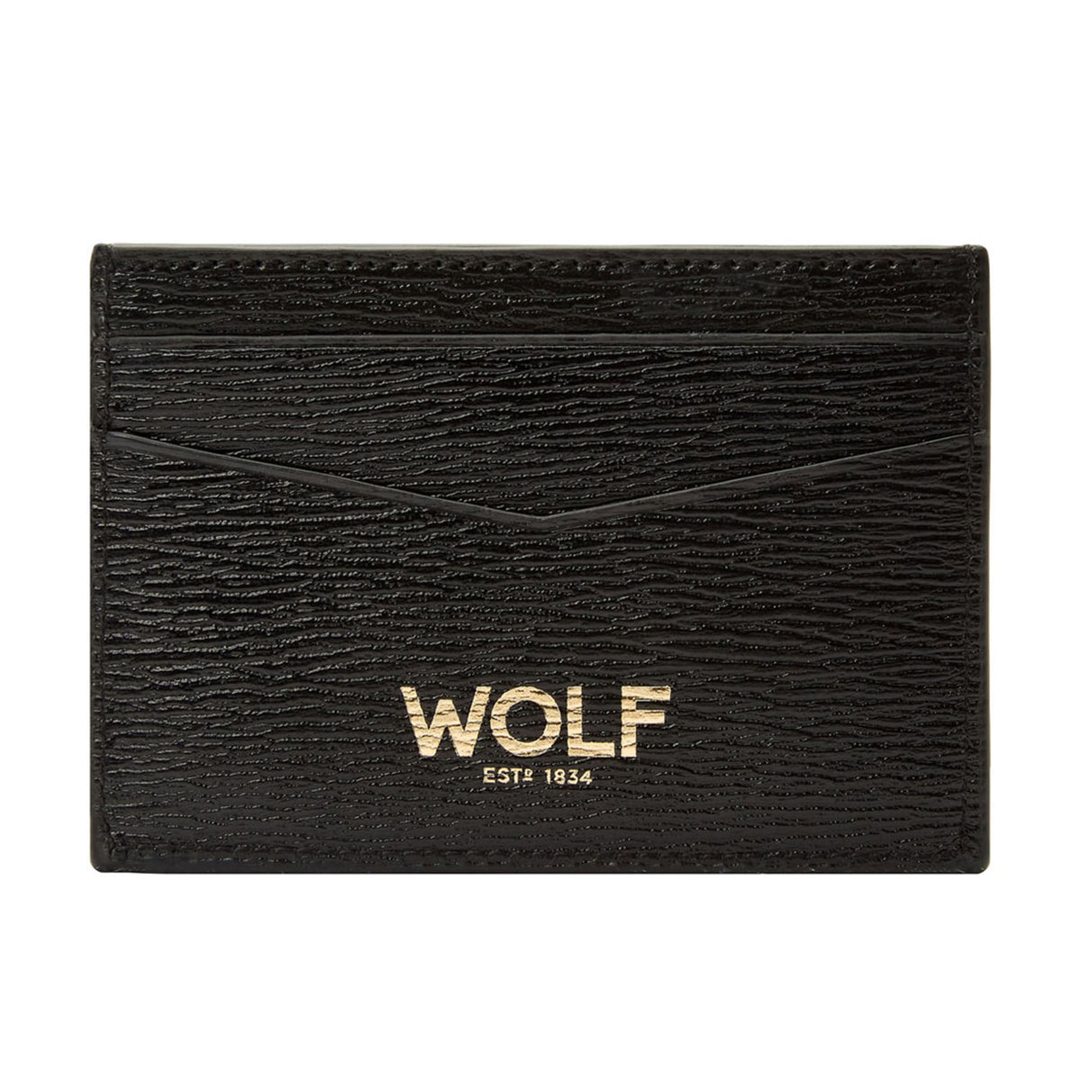 WOLF 1834 W Collection Black Cardholder - Berry's Jewellers