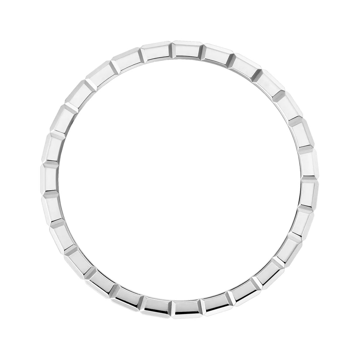 Chopard 18ct White Gold Ice Cube Slim Ring - Berry's Jewellers
