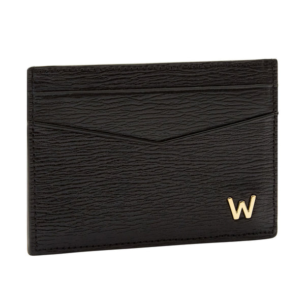 WOLF 1834 W Collection Black Cardholder - Berry's Jewellers