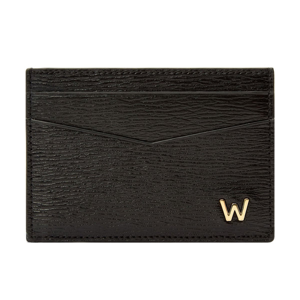 WOLF 1834 W Collection Black Cardholder - Berry's Jewellers