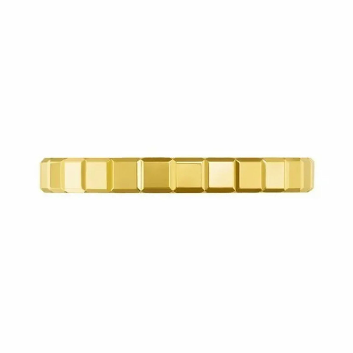 Chopard 18ct Yellow Gold Ice Cube Slim Ring - Berry's Jewellers