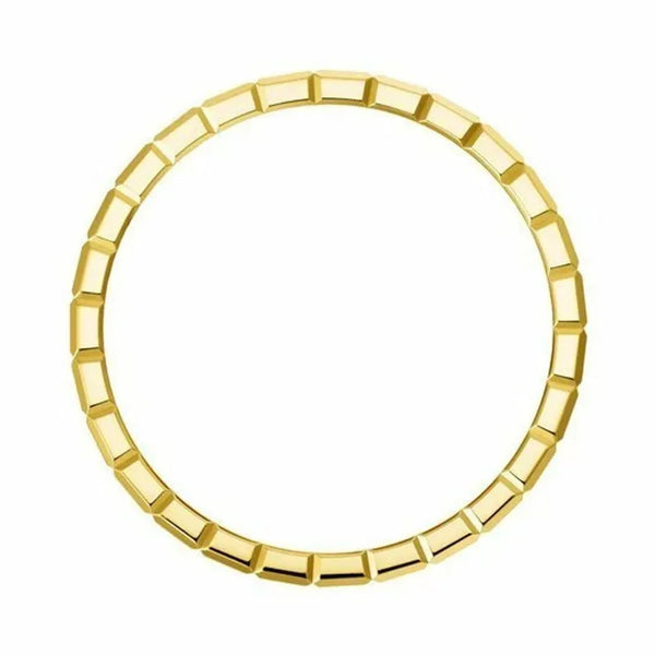 Chopard 18ct Yellow Gold Ice Cube Slim Ring - Berry's Jewellers