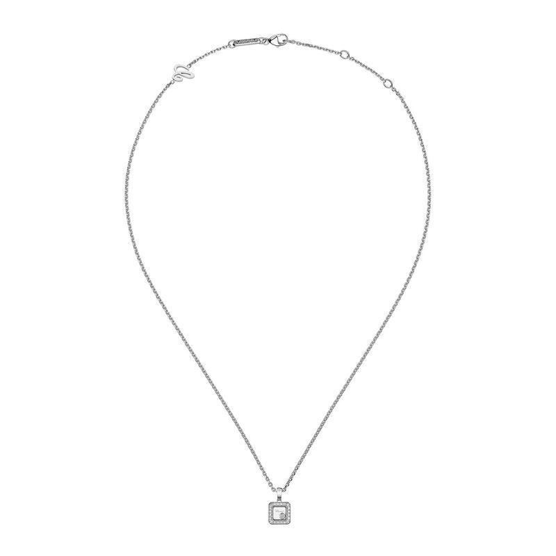Chopard 18ct White Gold Happy Diamonds Icons Pendant - Berry's Jewellers