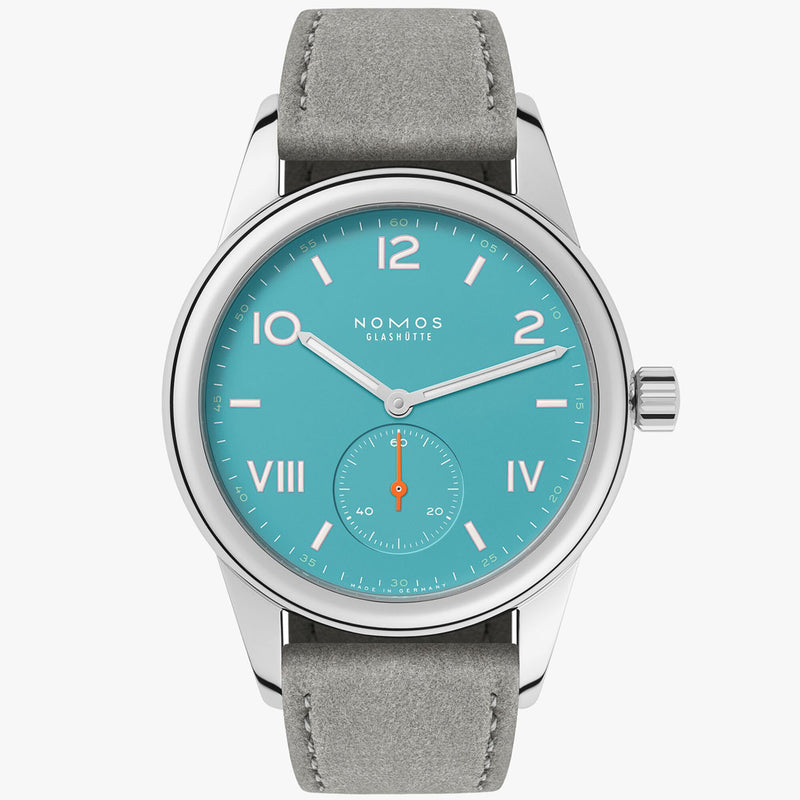 NOMOS Glashütte Club Campus 36mm Turquoise Dial Manual-Wind Watch. - Berry's Jewellers
