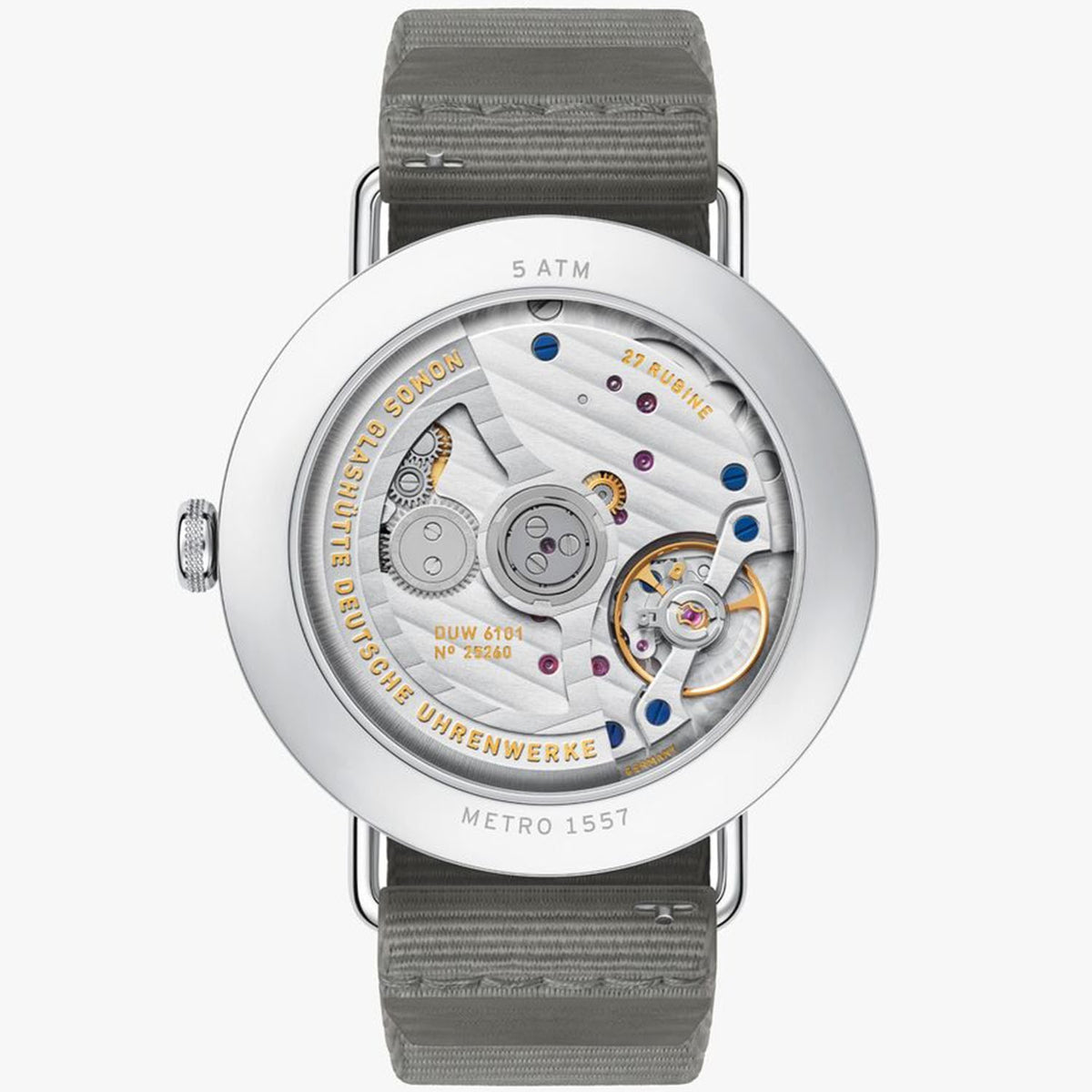 NOMOS Glashütte Metro Neomatik 41mm Update White  Automatic Watch - Berry's Jewellers
