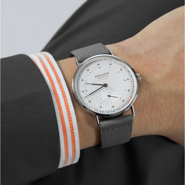 NOMOS Glashütte Metro Neomatik 41mm Update White  Automatic Watch - Berry's Jewellers