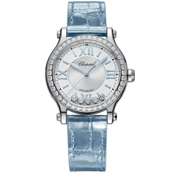Chopard Happy Sport 33mm Steel Automatic Strap Watch - Berry's Jewellers