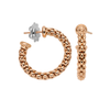 FOPE Essentials 18ct Rose Gold Hoop Earrings - Berry's Jewellers