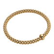 Solo 18ct Yellow Gold Bracelet With Single Diamond Set Rondel
