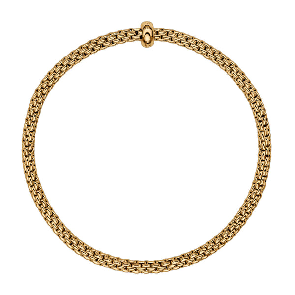 Prima Flex'it 18ct Rose Gold Bracelet with a White Diamond