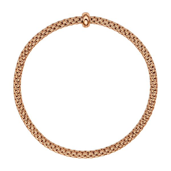 Prima Flex'it 18ct Yellow Gold Bracelet with a White Diamond