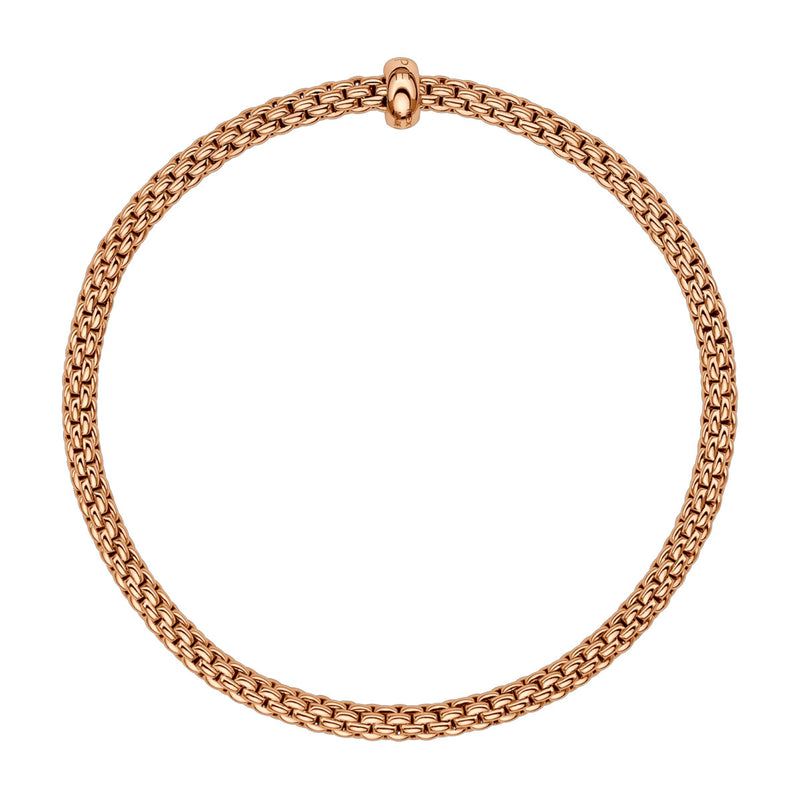 Prima Flex'it 18ct Yellow Gold Bracelet with a White Diamond