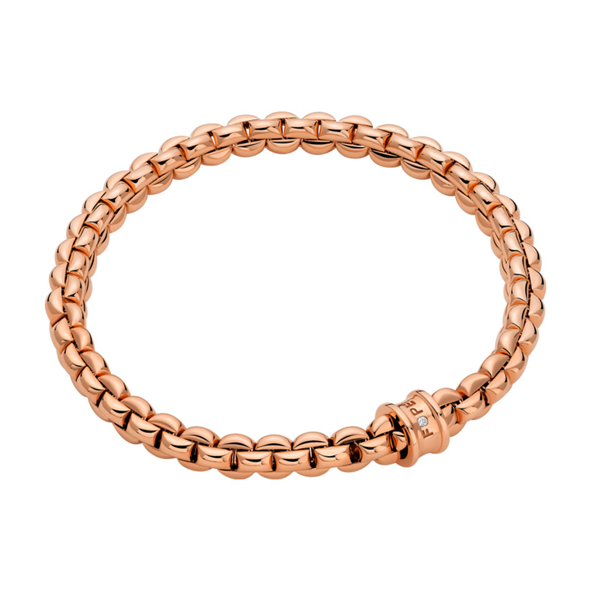 Eka Bracelet with Single Diamond Rondel
