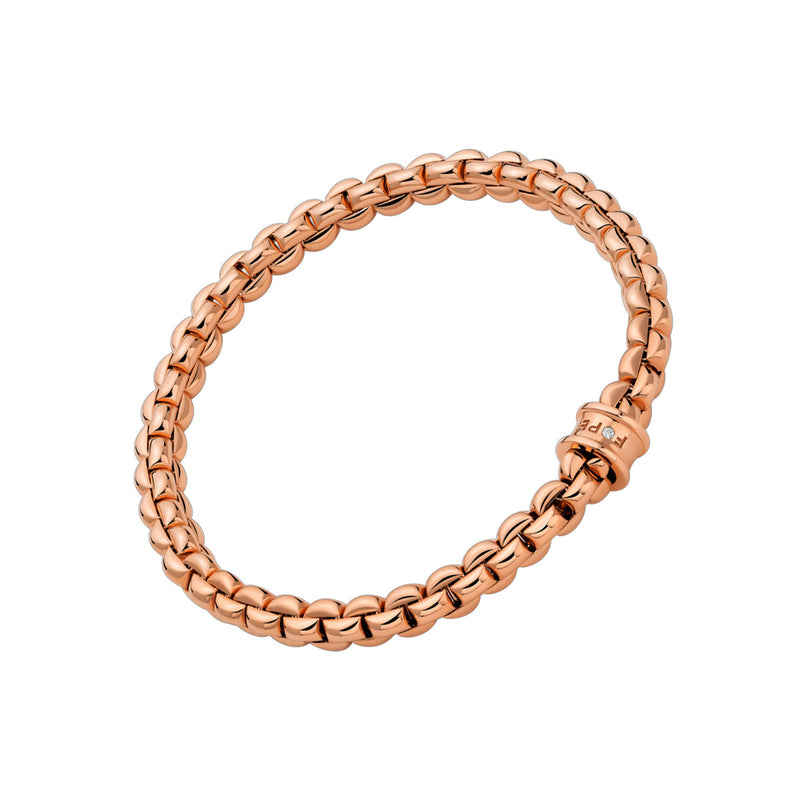 Eka Flex'it Bracelet with Single White Diamond Rondel