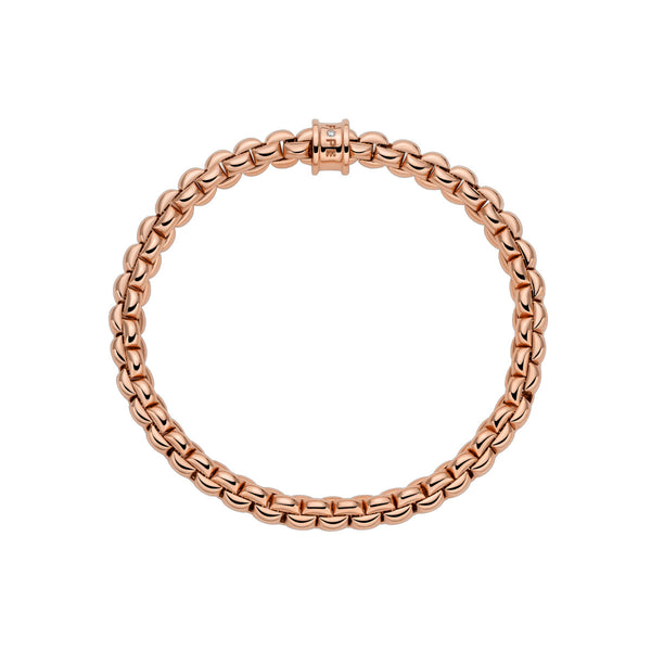 Eka Flex'it Bracelet with Single White Diamond Rondel