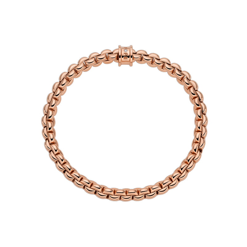 Eka Flex'it Bracelet with Single White Diamond Rondel