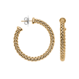 Essentials 18ct Yellow Gold Large Hoop Earrings