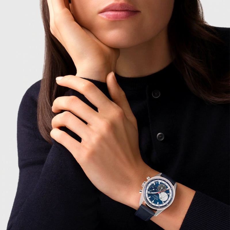 Zenith CHRONOMASTER Original El Primero 38mm Blue Sunray Dial Watch - Berry's Jewellers