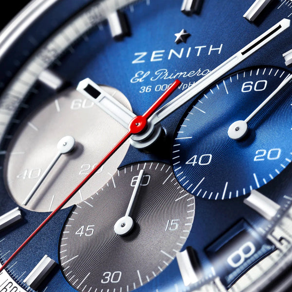 Zenith CHRONOMASTER Original El Primero 38mm Blue Sunray Dial Watch - Berry's Jewellers