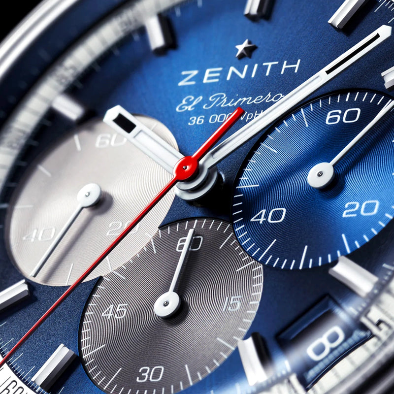 Zenith CHRONOMASTER Original El Primero 38mm Blue Sunray Dial Watch - Berry's Jewellers
