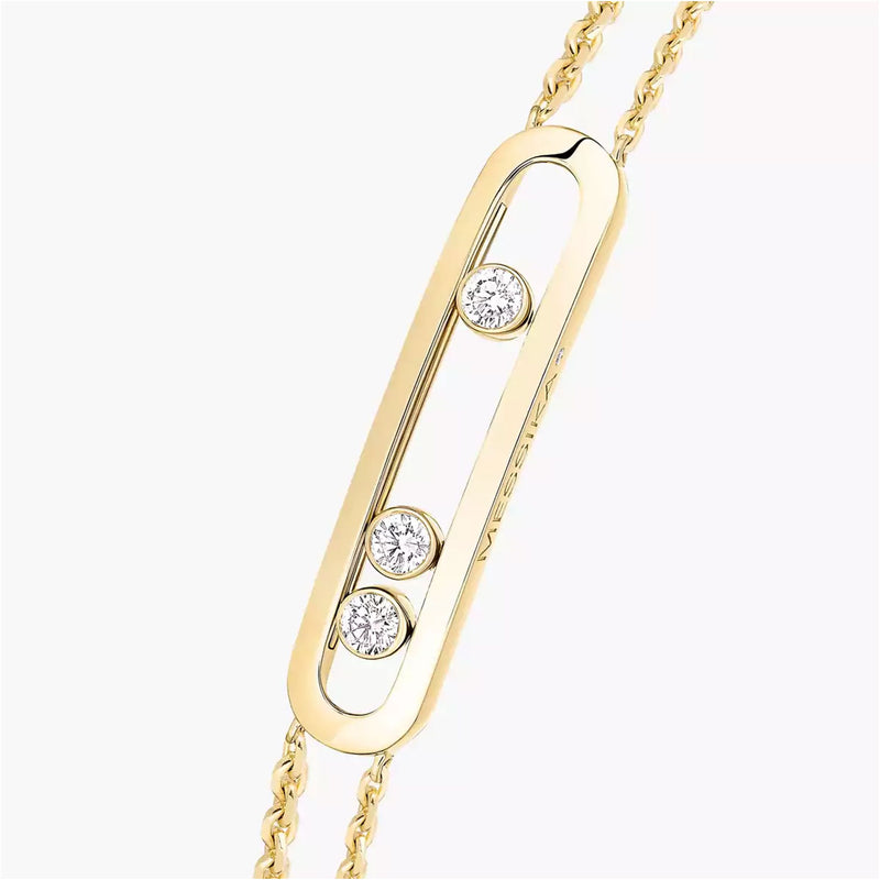 Move Classique 18ct Yellow Gold Diamond Set Bracelet