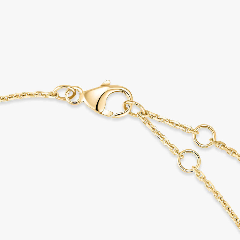 18ct Yellow Gold Baby Move Three Diamond Bracelet