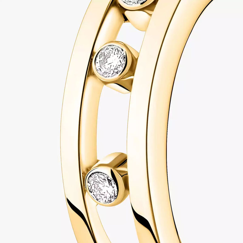 Move 18ct Yellow Gold Hoop Earrings
