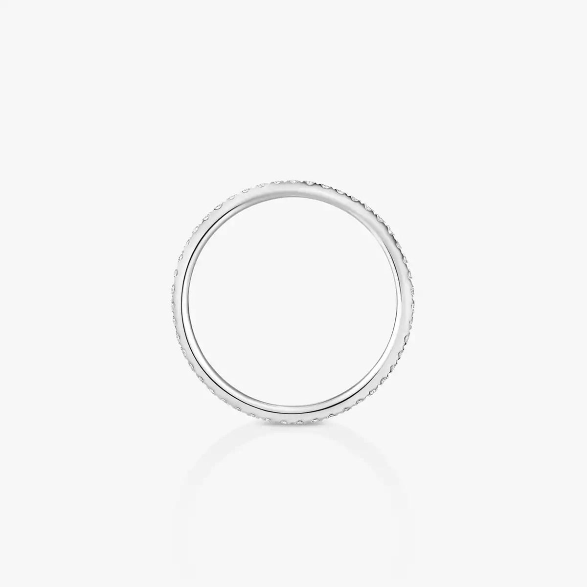 Messika Paris 18ct White Gold Gatsby Slim Diamond Ring - Berry's Jewellers