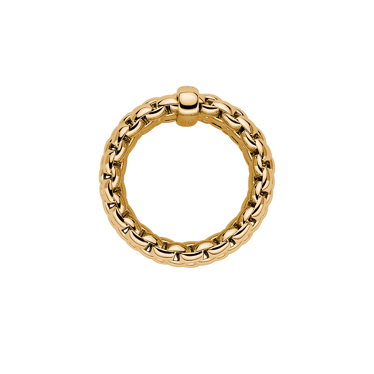 FOPE Essentials 18ct Yellow Gold Wide Ring - Berry's Jewellers