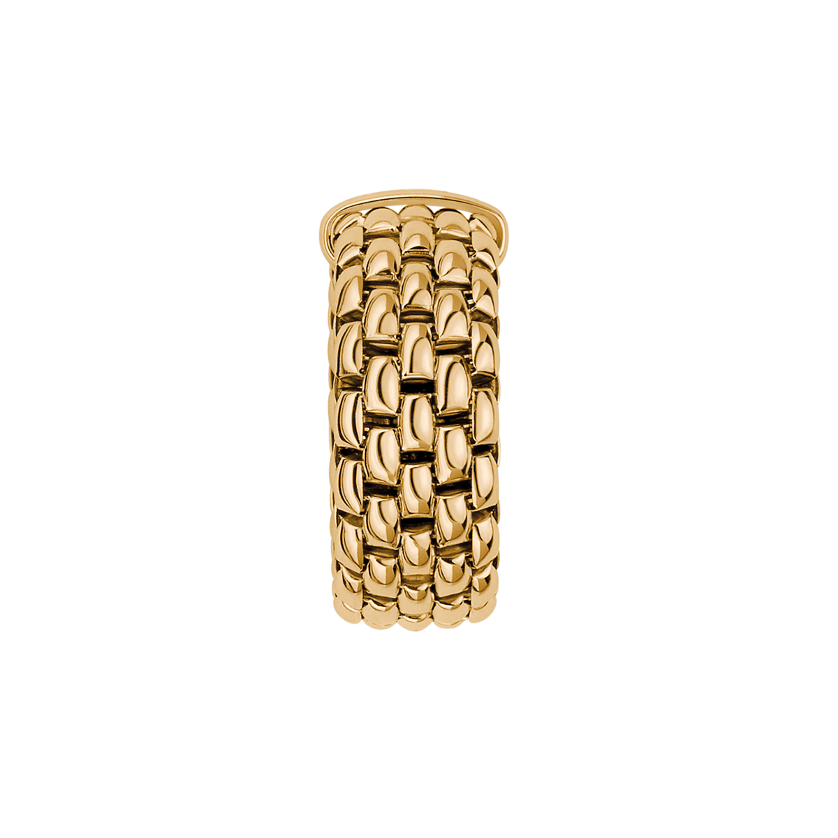 FOPE Essentials 18ct Yellow Gold Wide Ring - Berry's Jewellers