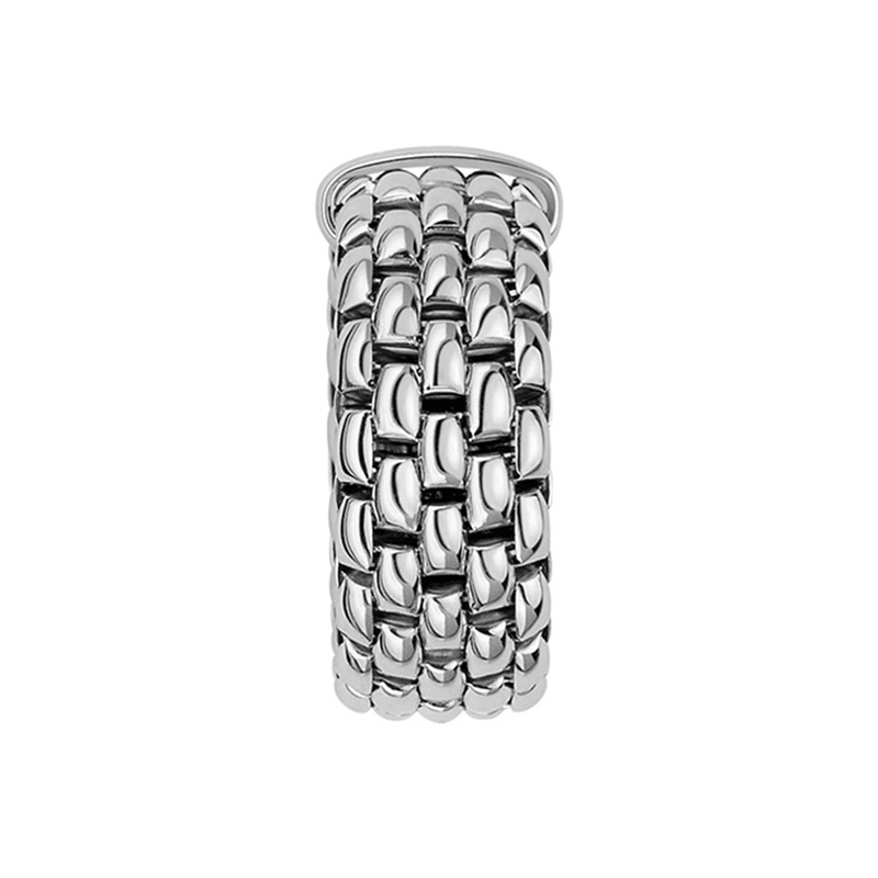 FOPE Flex'it Essentials 18ct White Gold Wide Ring - Berry's Jewellers