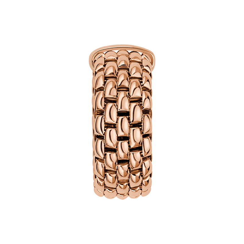 FOPE Flex'it Essentials 18ct Rose Gold Wide Ring - Berry's Jewellers